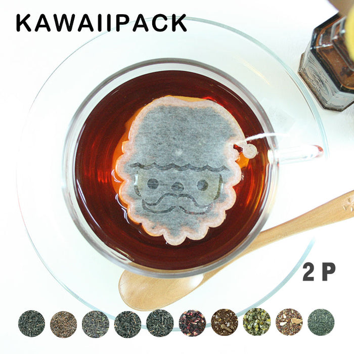 【 kawaiipack 2D サンタクロース 2個入 】